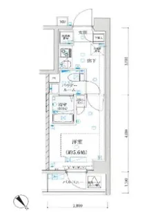 GENOVIA堀切菖蒲園【2階】の間取り