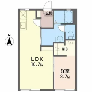 真和荘【1階】の間取り