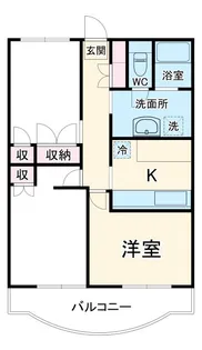 ファーストシティ湘南【1階】の間取り
