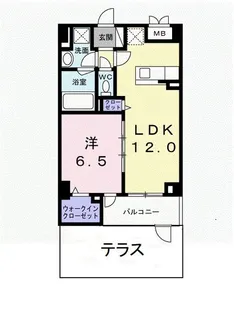 九条3丁目マンション(027477101)【1階】の間取り