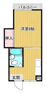 龍神マンションNo1【1階】の間取り