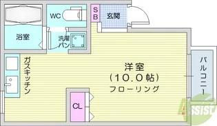 エクセルハイツ【2階】の間取り
