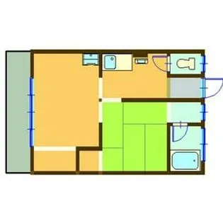 レジリエンス三里【1階】の間取り