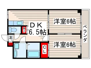 コ-ポ昭喜II【4階】の間取り