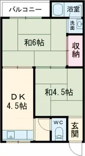 大阪府大東市谷川1【アパート】の間取り