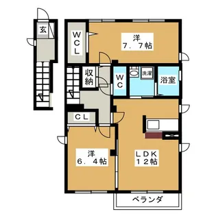A-Wing【2階】の間取り