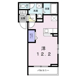 広島県広島市安佐南区大町東2【アパート】の間取り