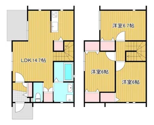 静岡県浜松市中央区篠原町【一戸建】の間取り