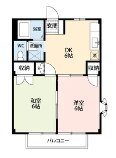 コーポKB【1階】の間取り