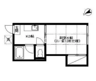 東京都杉並区下高井戸4【アパート】の間取り