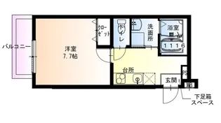 フジパレス湊サウス【2階】の間取り