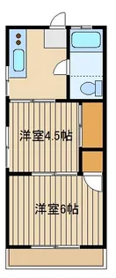 第2三原台ハイツ【2階】の間取り