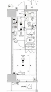 レアライズ浅草II【6階】の間取り