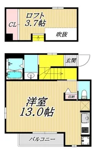 CREVIA【2階】の間取り