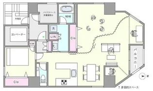 Urban Green【6階】の間取り