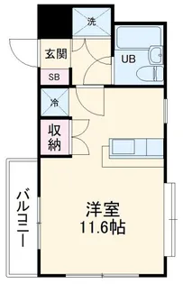 ローズマンションA15【1階】の間取り