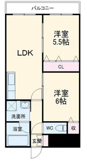 シャトー・ド・グリーンリーブ【1階】の間取り