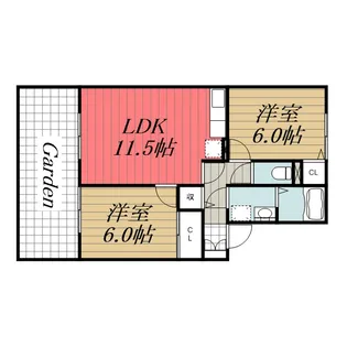千葉県市原市姉崎西3【アパート】の間取り