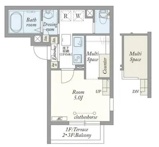 埼玉県越谷市千間台西4【マンション】の間取り