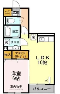 サウスコート【3階】の間取り
