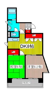 埼玉県川口市西川口1【マンション】の間取り