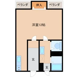 パレットビル【2階】の間取り