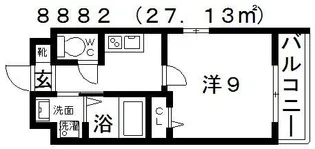 ステラウッド道明寺I【2階】の間取り