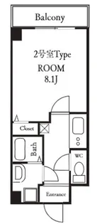 大阪府大阪市淀川区塚本2【マンション】の間取り