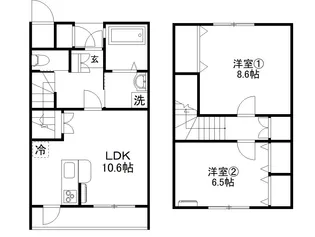 渚物語 C棟の間取り