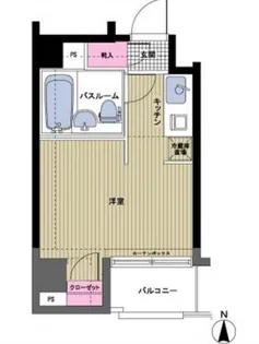 トーシンフェニックス西新宿5丁目弐番館【5階】の間取り