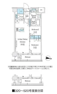 J.GRAN Court 品川西大井WEST【5階】の間取り
