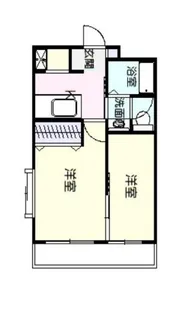 シルクマンション【3階】の間取り