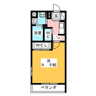 メゾン加納栄町通C【1階】の間取り