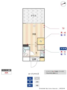 ジョイフル等々力【1階】の間取り