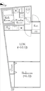 Fons Lucis Izumi-定借2年再契約型-【2階】の間取り