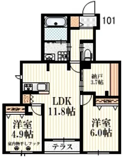 Esperanza【1階】の間取り