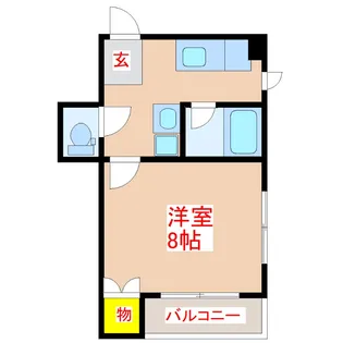 キャメロンハウス【3階】の間取り