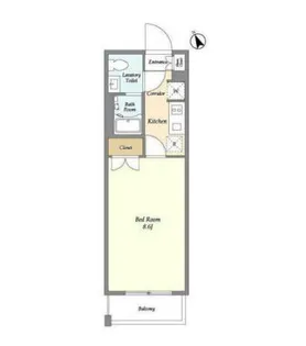 V-music蒲田【2階】の間取り