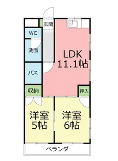 ロイヤルメゾン高森【1階】の間取り