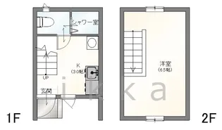 福岡県久留米市三潴町西牟田【一戸建】の間取り