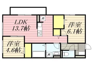 東京都練馬区谷原1【アパート】の間取り