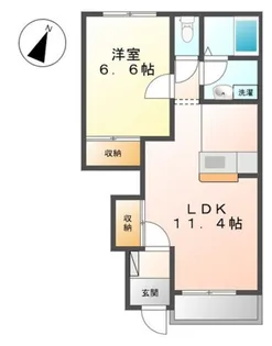 アイ・ハピネス【1階】の間取り