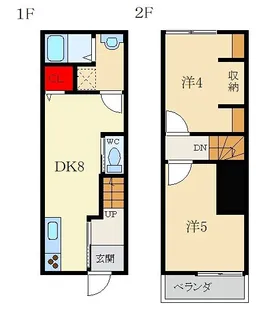 グリーンハイツ【1階】の間取り