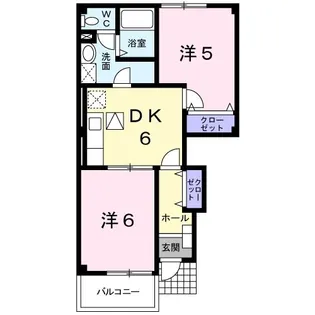 アビタシオンI【1階】の間取り