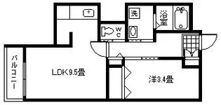 スマイラックス慈眼寺【2階】の間取り