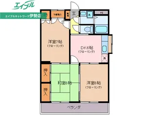 エンペラー堀【1階】の間取り