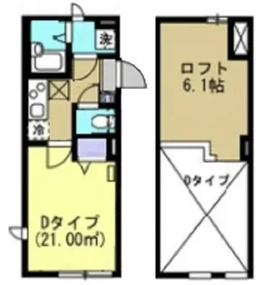 E-STYLE横浜根岸【1階】の間取り