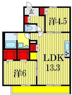 WISTERIA【1階】の間取り