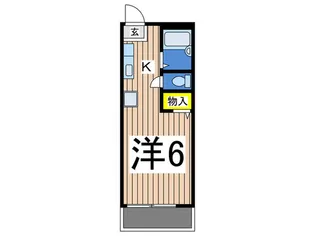 びわの木ハイツ【2階】の間取り