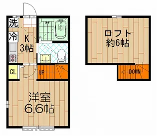 COURT BERRY(コートベリー)【1階】の間取り